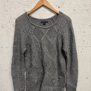American Eagle Outfitters Charcoal Knit Women's Sweater